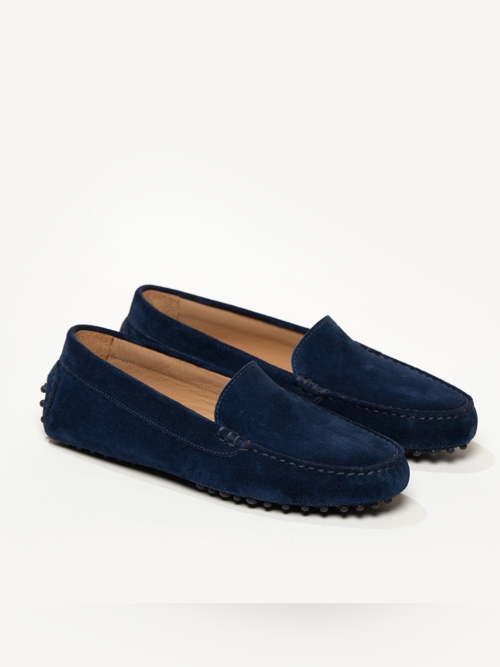 M.GEMI SZ 39/8.5 The Felize Suede Navy Loafer
